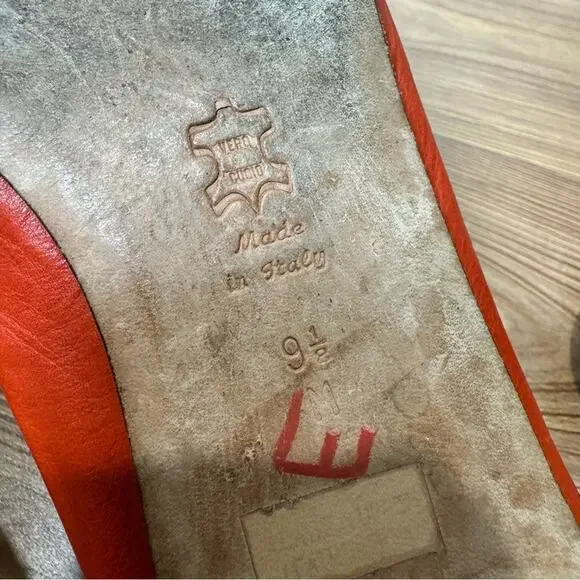 Isabella Fiore Ballet Flats Size 9.5 LAUPER LOVE Embroidered Made in Italy - Picture 8 of 10